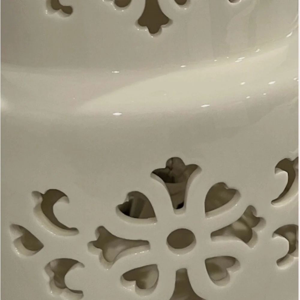 Ceramic Bird Cake Topper - White
